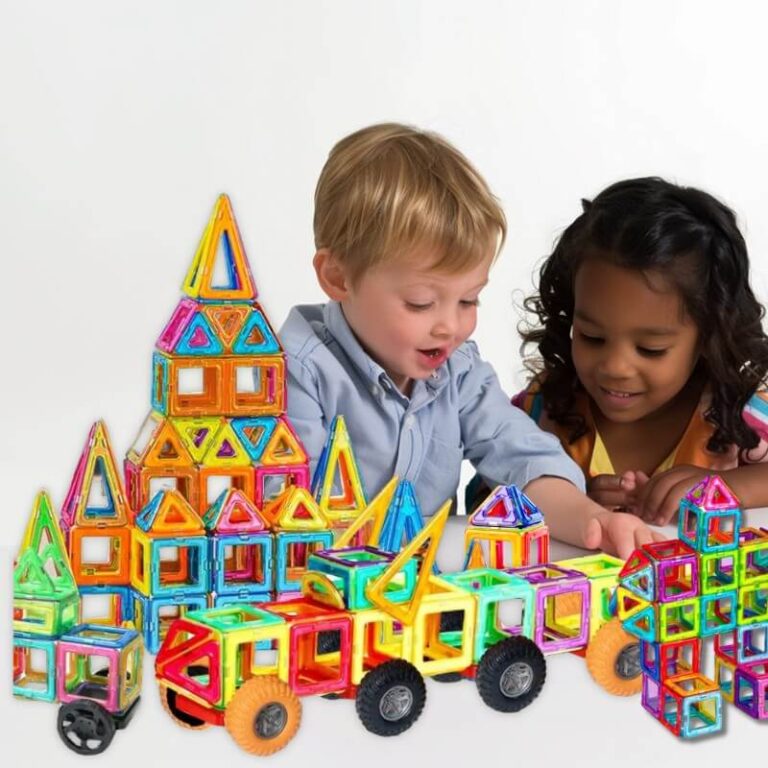 Jeu de construction magnétique - Blocs de 84 pièces